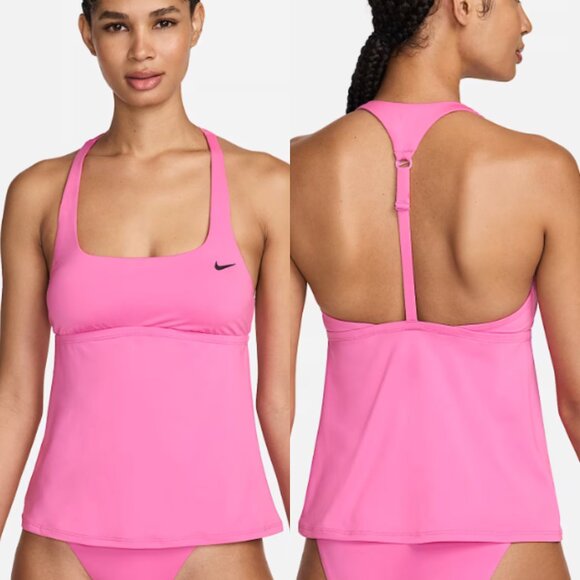 Nike Other - Nike Swim Essential Square-Neck Tankini Top NWT Sz S